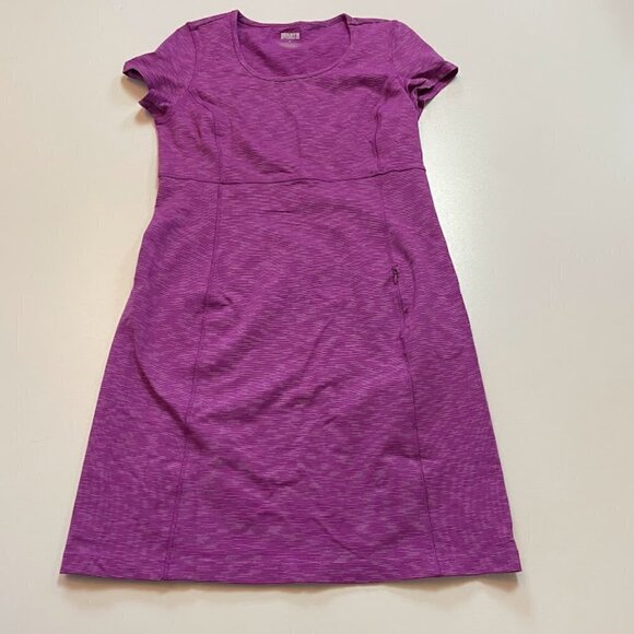 Duluth Trading Company Dress NoGA Stretch Purple Outdoor Athletic Pocket Active - Picture 1 of 7